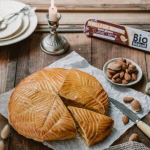 Galette des rois frangipane et pomme sans gluten